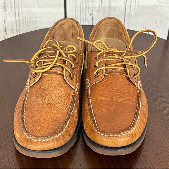 Ralph Lauren Polo Tan Leather Loafers Slip-Ons Vintage 80s 90s in size 9.5 GUC - Picture 8 of 17